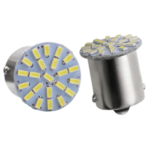 FOCO DIRECCIONAL 22LED LUZ BLANCA 12V 1W BA15S (67/1003/1141) BLISTER 2 PZAS