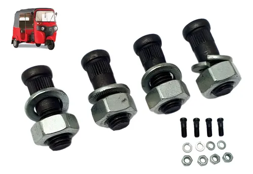BIRLOS MAZA TRASERA (4PZAS) BAJAJ RE175 - RE205 - RE4S