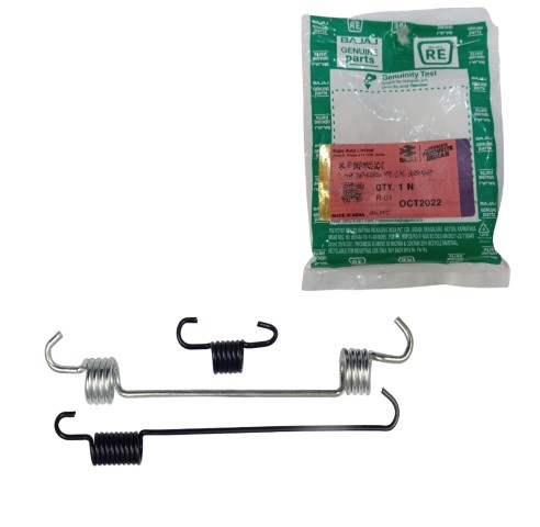 KIT RESORTES DE FRENO TRASERO DERECHO BAJAJ RE205 - RE4S
