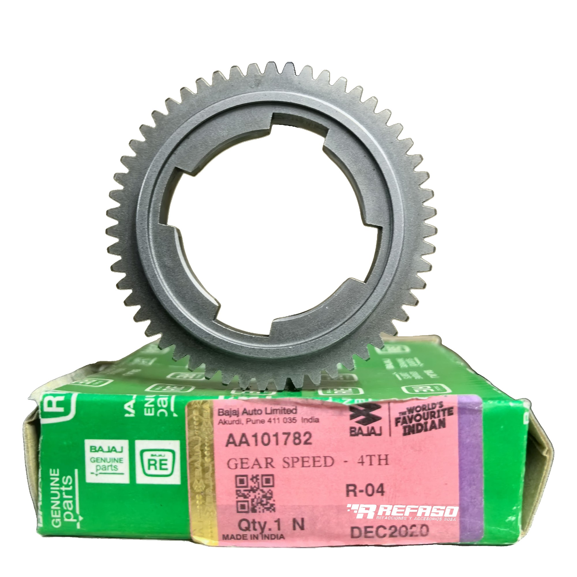 ENGRANE 4A VEL. (55T) BAJAJ RE4S - RE4S FACELIFT