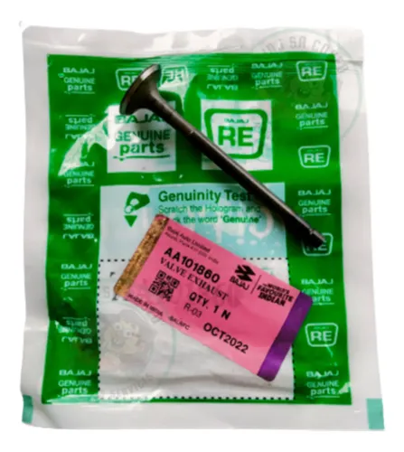 VALVULA ESCAPE BAJAJ RE4S - RE4S FACELIFT