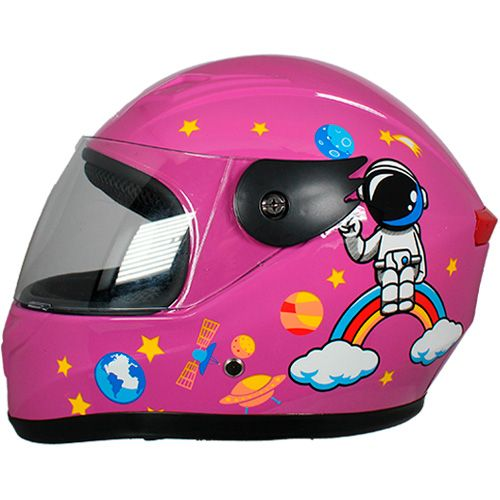 CASCO INFANTIL KIRUS C/LUZ GIRL SPACES CERRADO