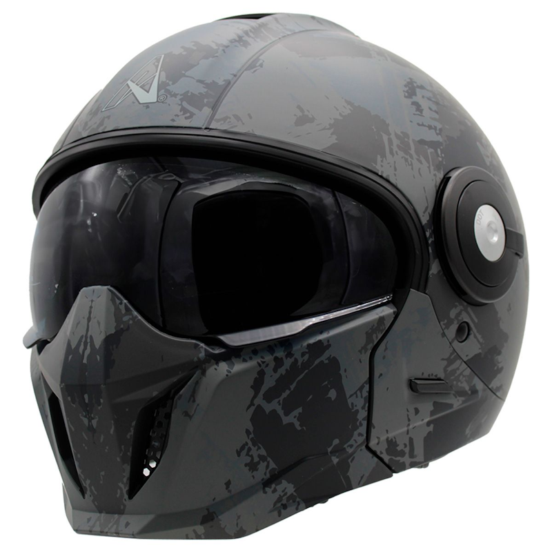 CASCO MODULAR A-HELMET JET RANGER TALLA 2XL CERTIFICADO DOT VISOR HUMO