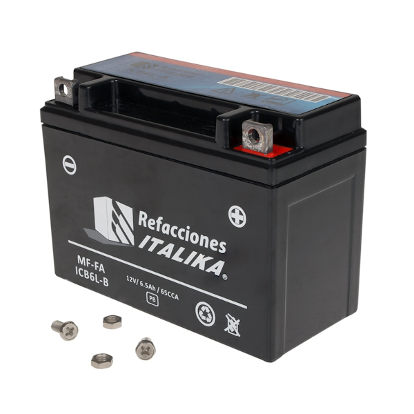 BATERIA ITALIKA MF-FA ICB6L-B (YB6L-B) FT125 - FT150 - RC200 - 125Z