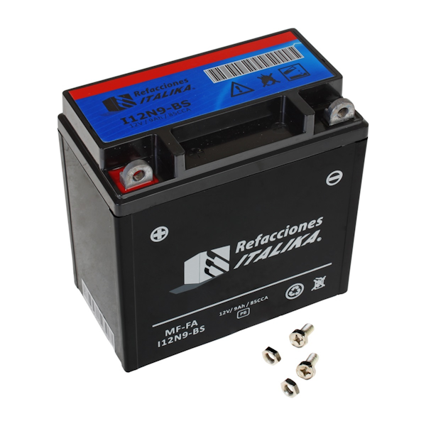 BATERIA ITALIKA MF-FA 12N9-BS 150Z - 200Z - V200 - TC300