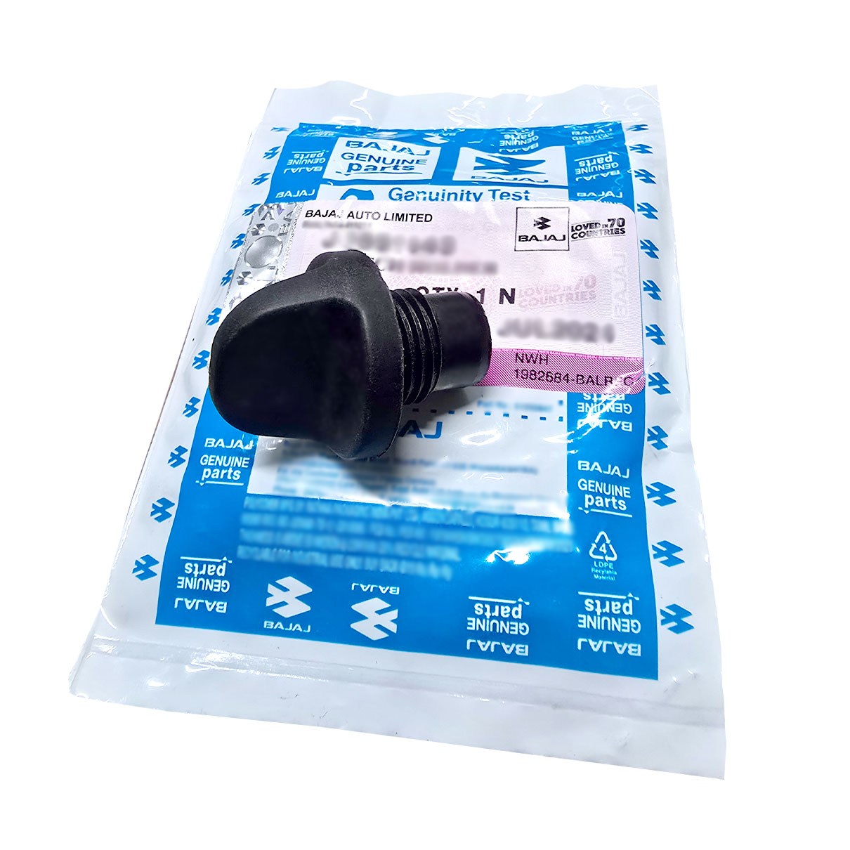 TAPON BAYONETA ACEITE BAJAJ PULSAR NS200 - AS-200 - RS200 - DOMINAR 400