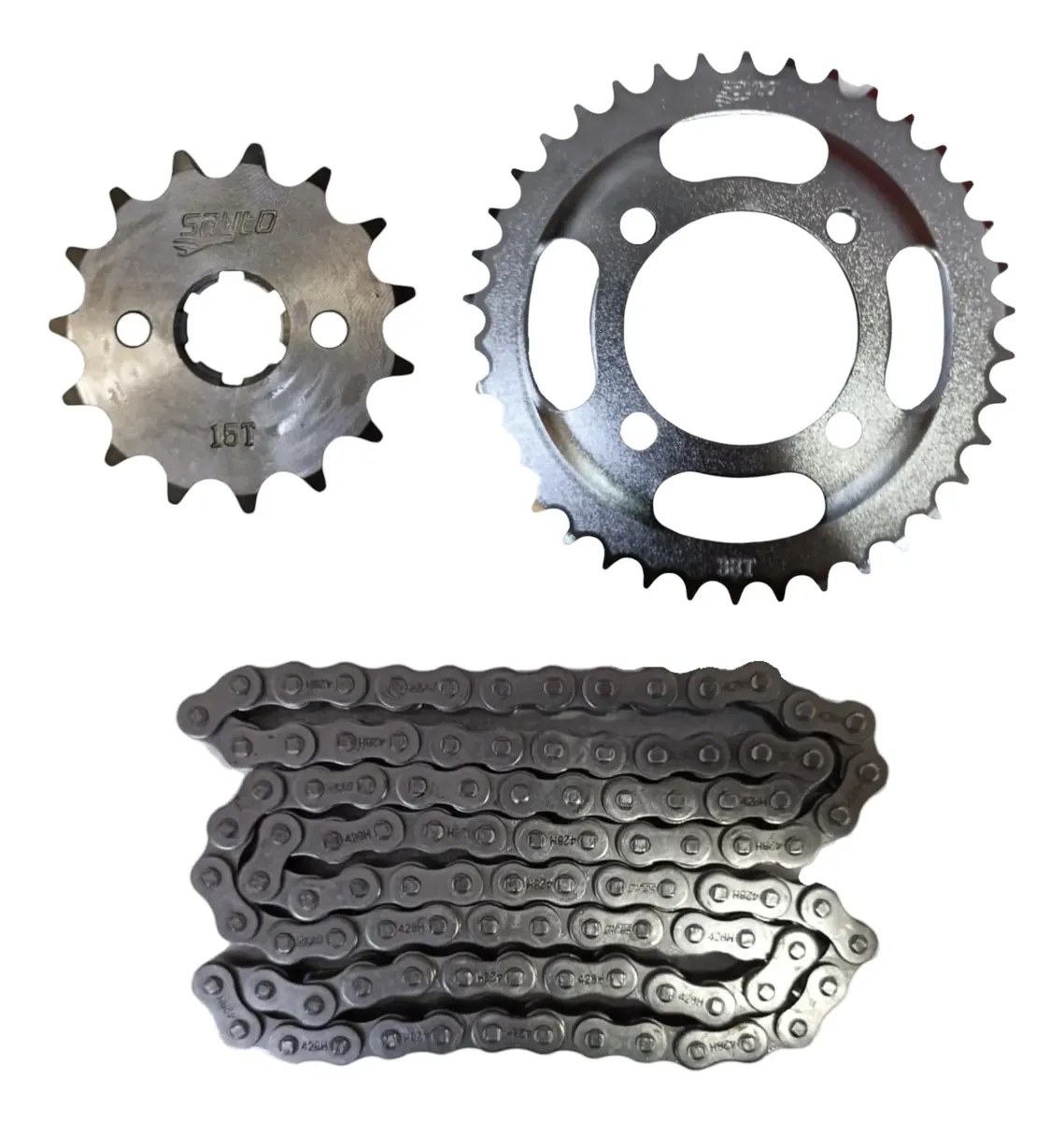 KIT ENGRANES Y CADENA FT125 SAYTO (38 X 15, 428X102L)