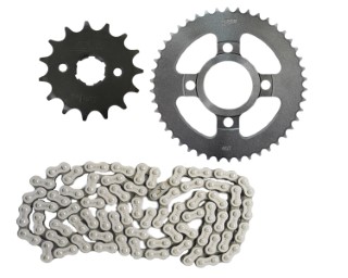 KIT ENGRANES Y CADENA DM200 - DM200 SPORT SAYTO (46X15, 428X136)