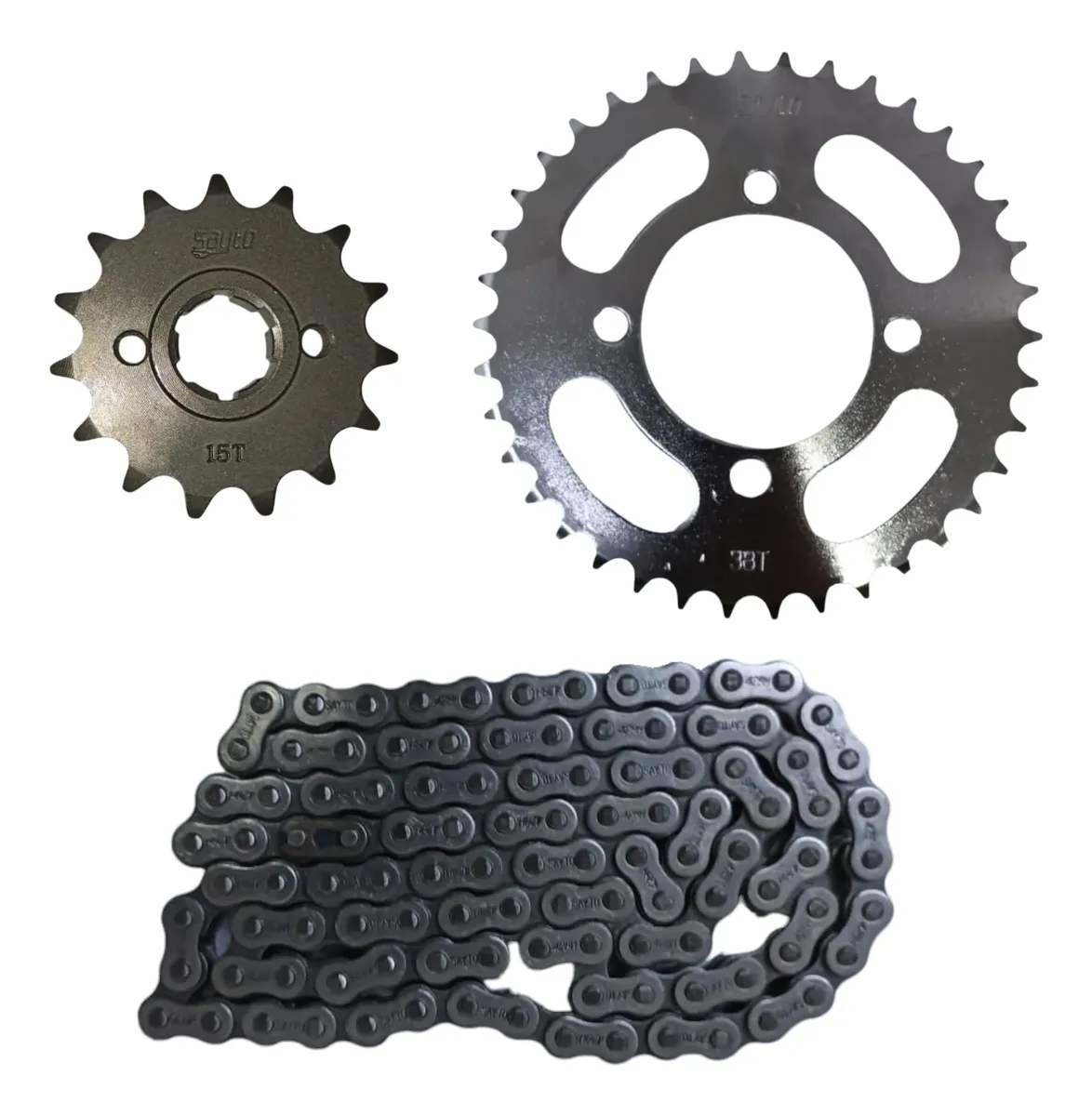 KIT ENGRANES Y CADENA 125Z SAYTO (38 X 15, 428H X 108)