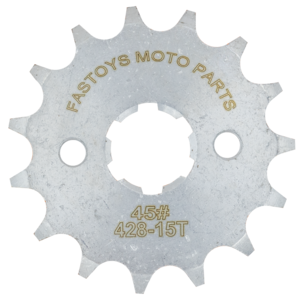 ENGRANE DEL. PI?ON 15T-428 CROMADO FASTOYS FT125/150/180/200 - DT125/150 - RC125/150 - 125Z