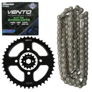 KIT ARRASTRE VENTO FALKON 200/250 - HAWK 250 (42T/15T - 428HX126L)